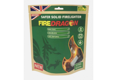 Fire Dragon Safer Solid Firelighters (12 big blocks)	